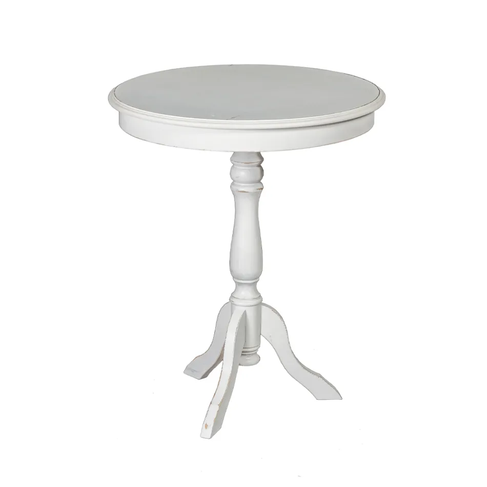 Masuta de cafea rotunda pentru living in diferite finisaje Made in Italy - Eracle Viadurini