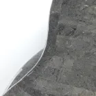 Masuta de cafea in stil modern din piatra fosila, diferite finisaje - cauciuc Viadurini