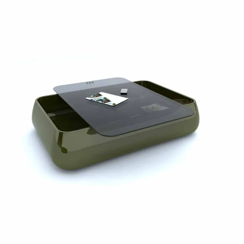 Masă de cafea modernă Design Bomber Made in Italy Viadurini