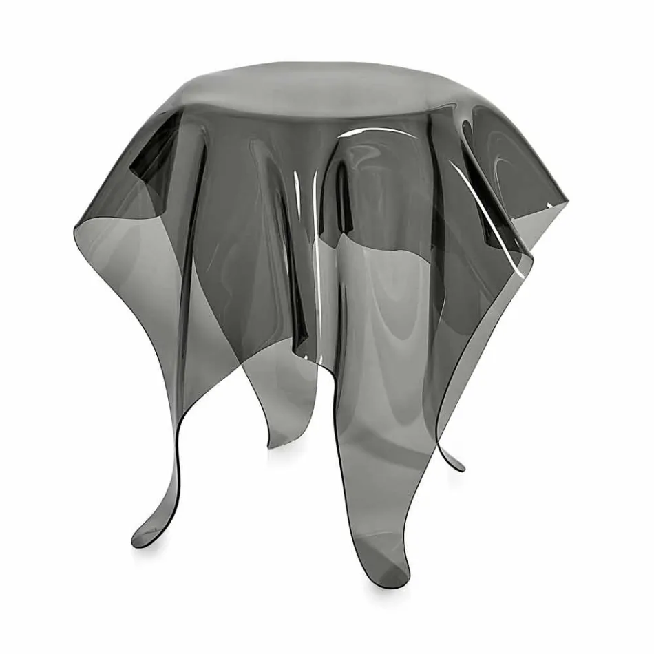 Tabelul design modern afumat Opt Plexiglas, made in Italy Viadurini