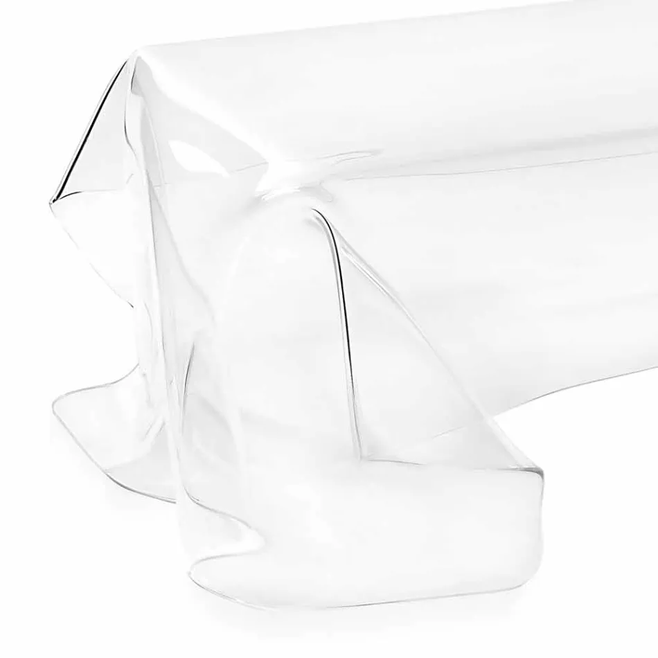 Tabelul plexiglass design modern drapat Asia Viadurini