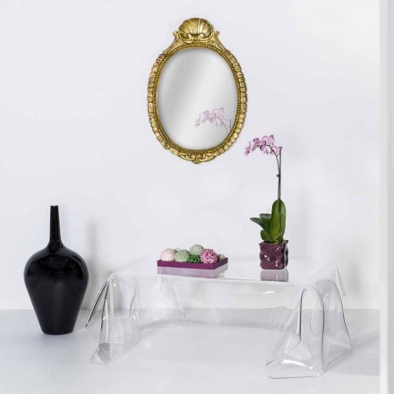 Tabelul plexiglass design modern drapat Asia Viadurini