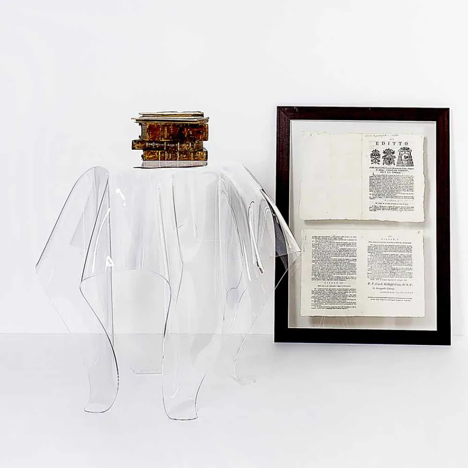 Tabelul modern de design plexiglass Opt, made in Italy Viadurini