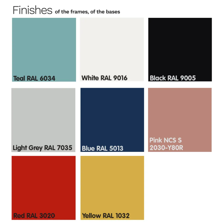 Masuta de cafea rotunda de exterior din HPL cu baza metalica Made in Italy - Makino Viadurini