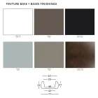 Masuta de cafea de gradina cu blat rotund din polietilena Made in Italy - Tibaldo Viadurini