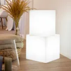 Masă de cafea iluminată colorată, cu design modern, cu alegere de atașament - Dadostar Viadurini