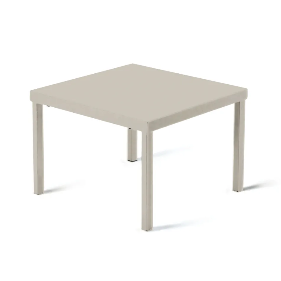 Masuta de cafea stivuitoare de gradina din otel galvanizat Made in Italy - Aberdeen Viadurini