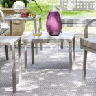 Masuta de cafea stivuitoare de gradina din otel galvanizat Made in Italy - Aberdeen Viadurini