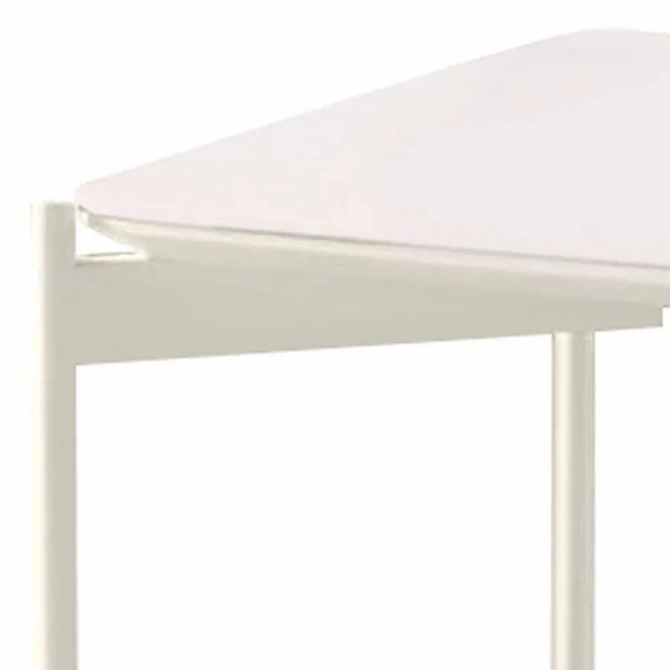 Masă de cafea din ceramică și metal din Piața Modern Design - Porcupine Viadurini