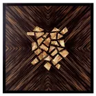 Grilli Zarafa design masă de lemn masiv din Italia Viadurini