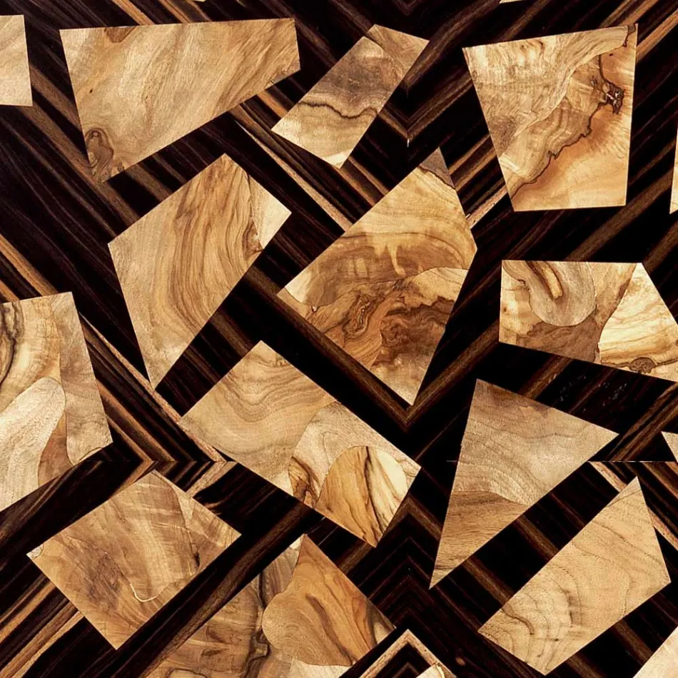 Grilli Zarafa design masă de lemn masiv din Italia Viadurini