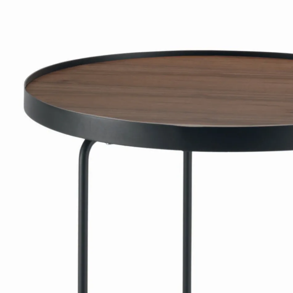 Masuta de cafea din nuc Canaletto de diferite dimensiuni Made in Italy - Gubbio Viadurini