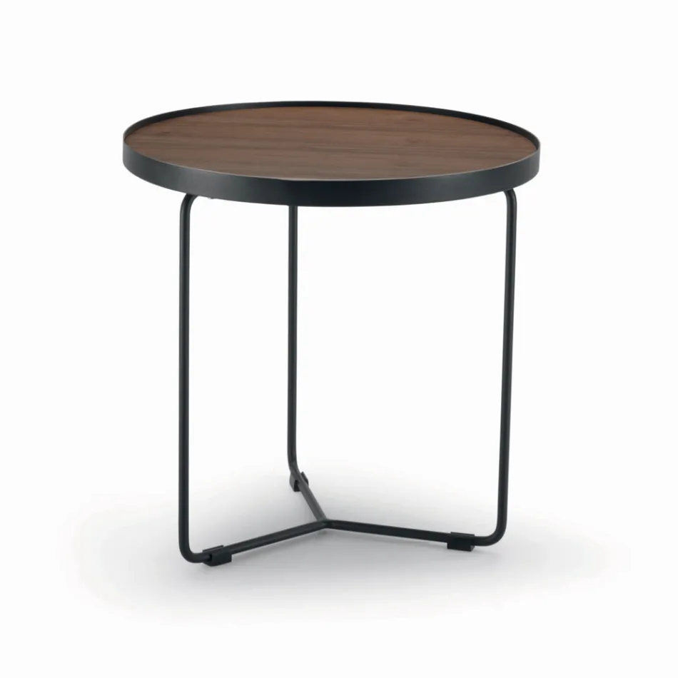 Masuta de cafea din nuc Canaletto de diferite dimensiuni Made in Italy - Gubbio Viadurini