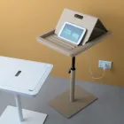 Masuta laterala canapea metal si PVC inaltime reglabila pentru tableta - Tekniko Viadurini