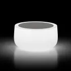 Masuta de cafea luminoasa de exterior cu lumina LED si blat HPL Made in Italy - Belida Viadurini