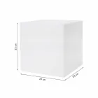 Masă de cafea din plastic colorat, modern, cu design modern - Dadostar Viadurini