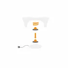 Mese de cafea luminoase RGB pentru design exterior sau interior din plastic - Crin de Myyour Viadurini