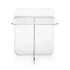 Masuta de cafea moderna din plexiglas pentru living, fabricata in Italia - Ariel Viadurini