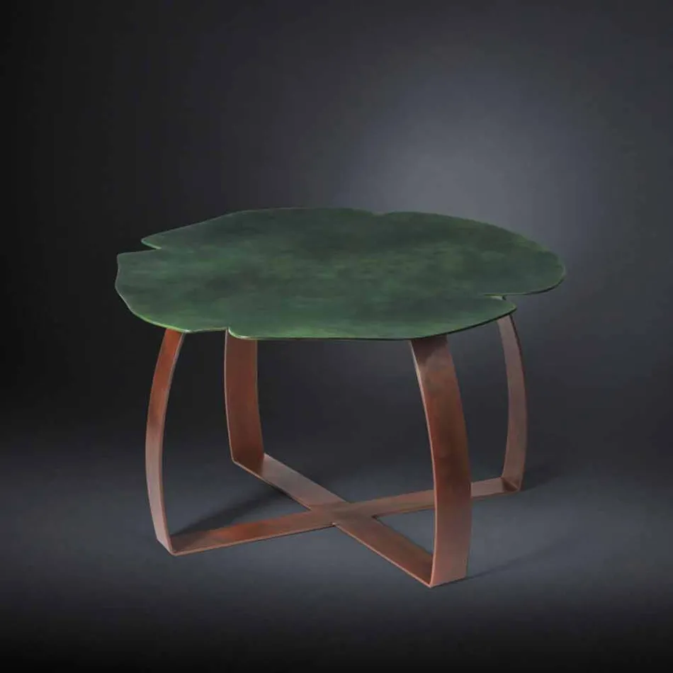 tabel de metal formă modernă cu laser de flori tăiate Andy Viadurini