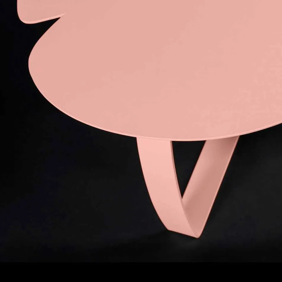 tabel de metal formă modernă cu laser de flori tăiate Andy Viadurini