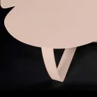 tabel de metal formă modernă cu laser de flori tăiate Andy Viadurini