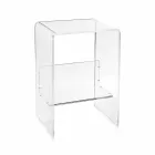 tabel modern Plexiglas L50 x H76 x D40 cm Aza, made in Italy Viadurini