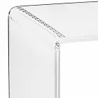 tabel modern Plexiglas L50 x H76 x D40 cm Aza, made in Italy Viadurini