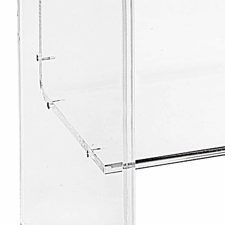tabel modern Plexiglas L50 x H76 x D40 cm Aza, made in Italy Viadurini
