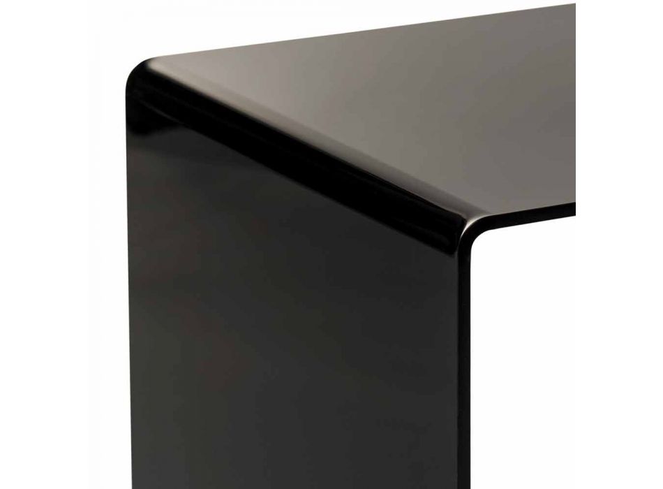 design modern Tabelul negru 50x50cm Big Terry, a făcut în Italia Viadurini