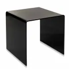 design modern Tabelul negru 50x50cm Big Terry, a făcut în Italia Viadurini
