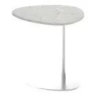 Masuta de cafea pentru living din metal si marmura Marquinia, design de lux - Yassine Viadurini