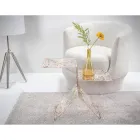 Masuta de cafea din plexiglas colorat transparent pentru camera de zi Made in Italy - Kamon Viadurini