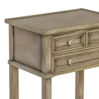 Masa telefonica cu 3 sertare si raft Made in Italy - Culsu Viadurini