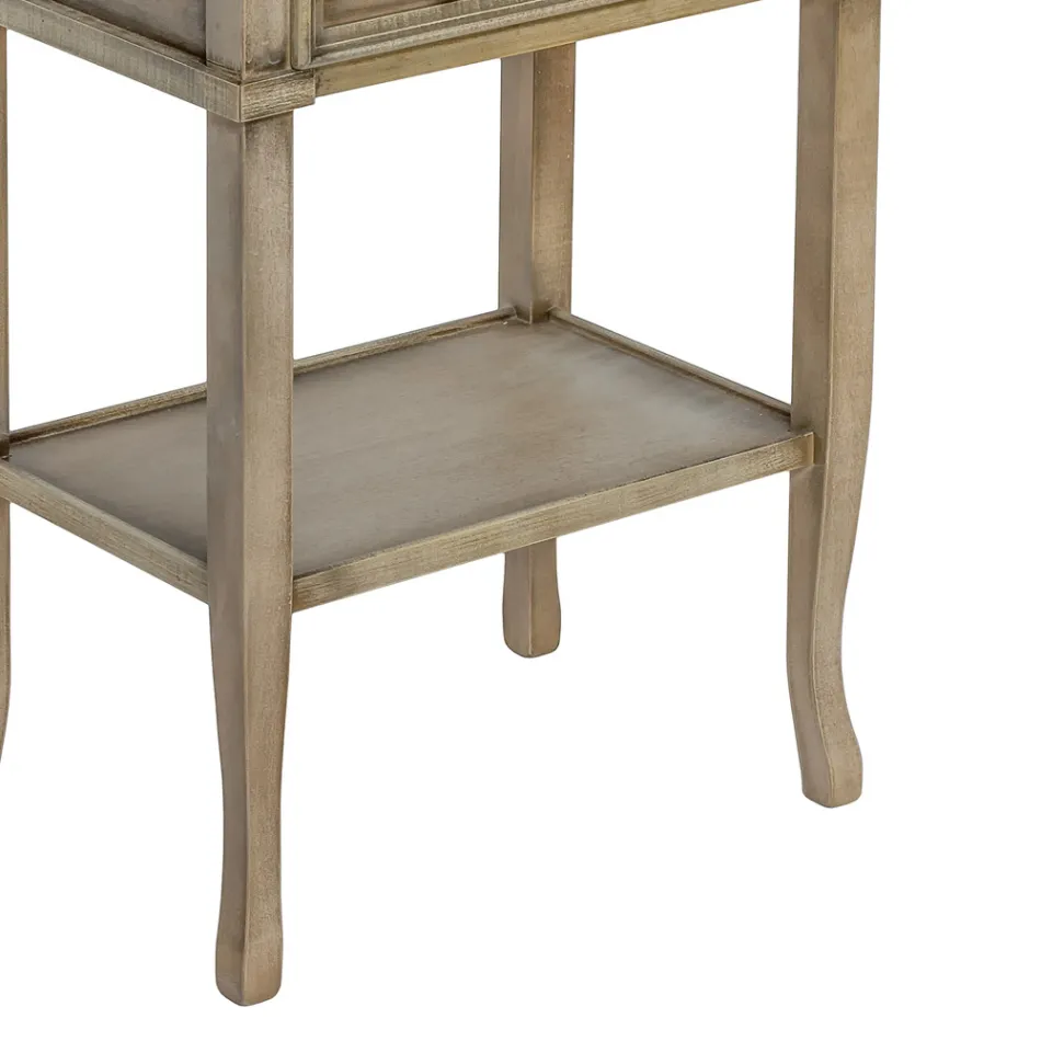 Masa telefonica cu 3 sertare si raft Made in Italy - Culsu Viadurini