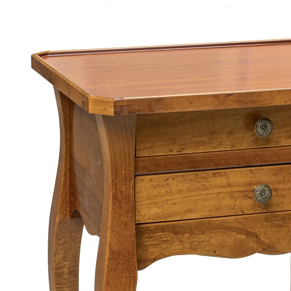 Masa Telefon din Fag in diferite Finisaje Made in Italy - Charun Viadurini