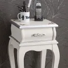 Suport pentru telefon în stil clasic din lemn, fabricat în Italia - Hastings Viadurini