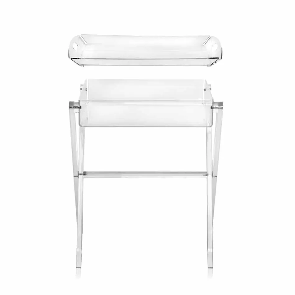 Masuta de cafea transparentă de design Lunchbox Olivia made in Italy Viadurini