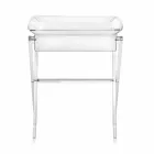 Masuta de cafea transparentă de design Lunchbox Olivia made in Italy Viadurini