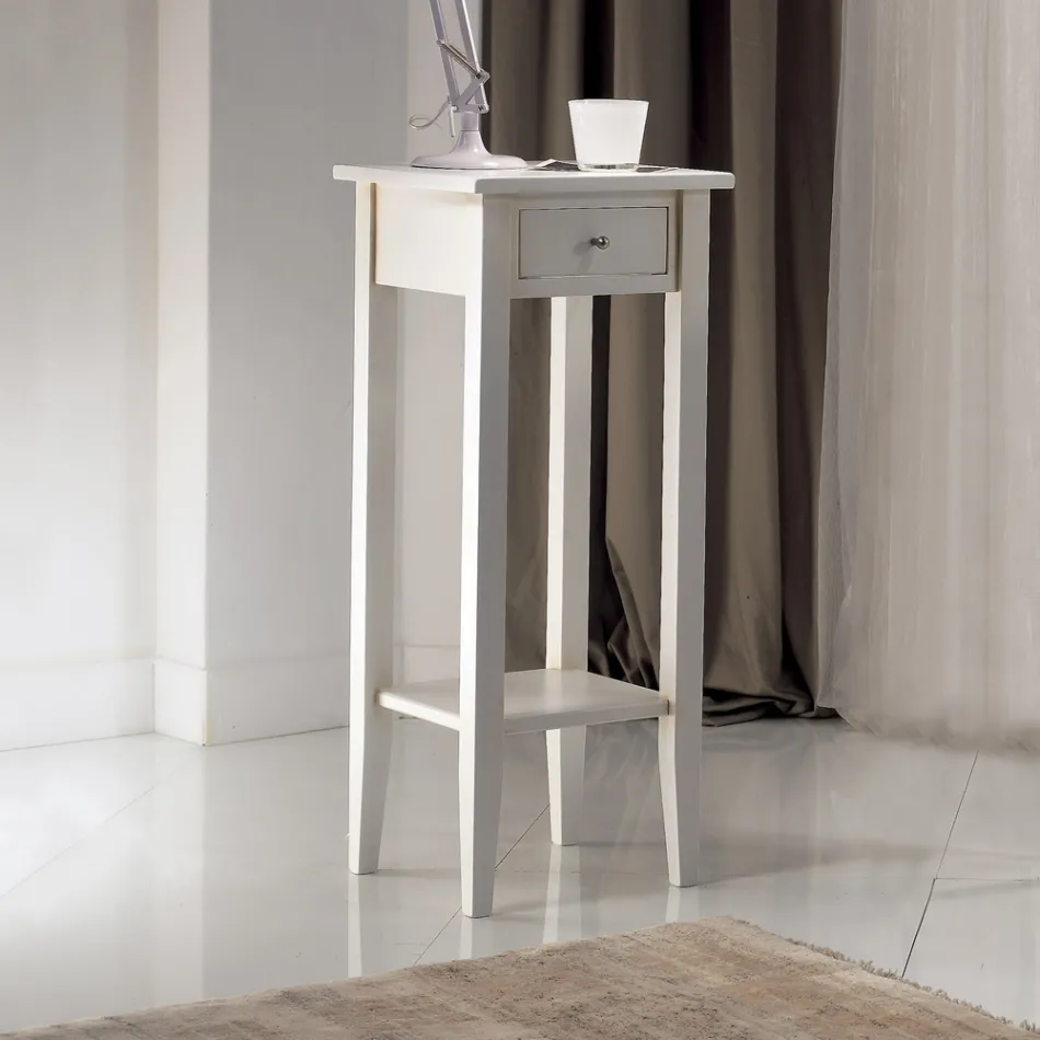 Masuta de cafea patrata cu polita patrata la diferite inaltimi Made in Italy - Apus Viadurini