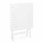 Măsuță de cafea pliabilă în aer liber, din aluminiu vopsit - Hunt Viadurini