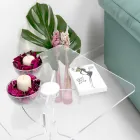 Design cafea pătrat, în transparent PMMA Laives Viadurini