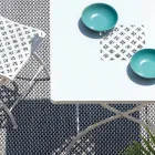 Masa de exterior plianta patrata din otel galvanizat Made in Italy - Selvaggia Viadurini