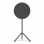 Masă rotundă înaltă în aer liber din metal și tablă realizată în Italia - Baldric Viadurini