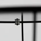 Masuta de cafea rotunda cu baza din otel si blat din sticla Made in Italy - Alisea Viadurini