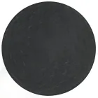 Masuta de cafea rotunda cu baza din otel si blat din sticla Made in Italy - Alisea Viadurini