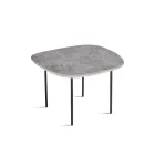 Masă de cafea din MDF modelat, disponibilă în două dimensiuni și mai multe culori - Navis Viadurini