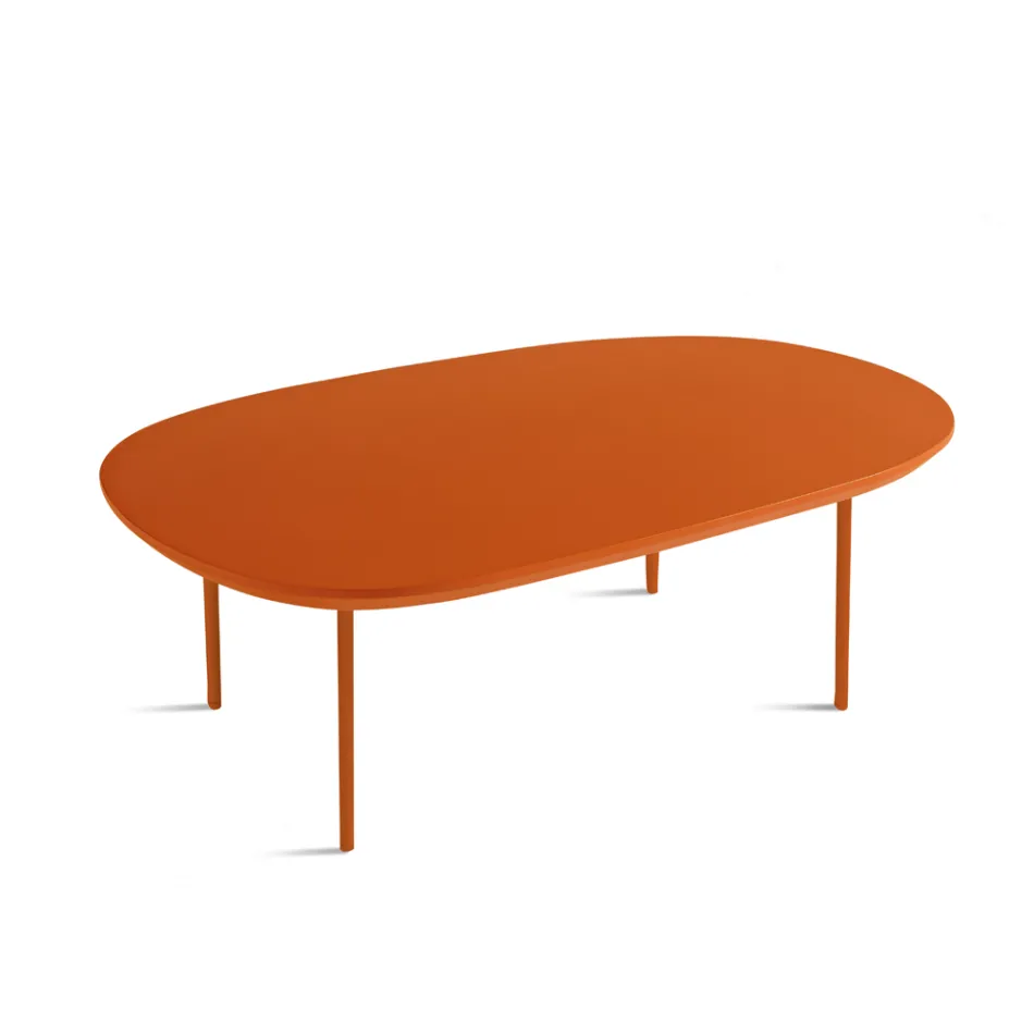 Masă de cafea din MDF modelat, disponibilă în două dimensiuni și mai multe culori - Navis Viadurini
