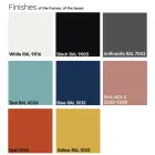 Masuta de cafea cu blat rotund din lemn masiv Made in Italy - Makino Viadurini