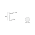 Măsuță de cafea din MDF lăcuit cu cadru din lemn masiv Made in Italy - Tobiko Viadurini