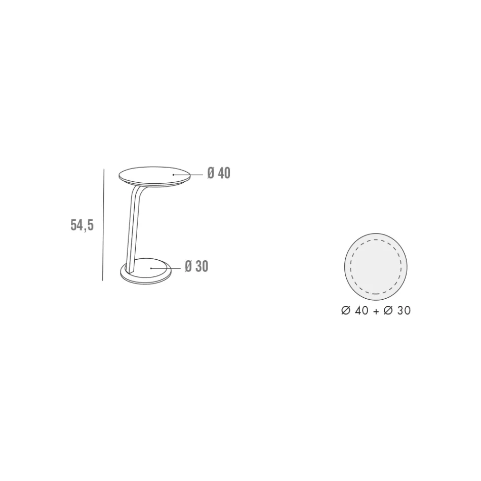 Măsuță de cafea din MDF lăcuit cu cadru din lemn masiv Made in Italy - Tobiko Viadurini